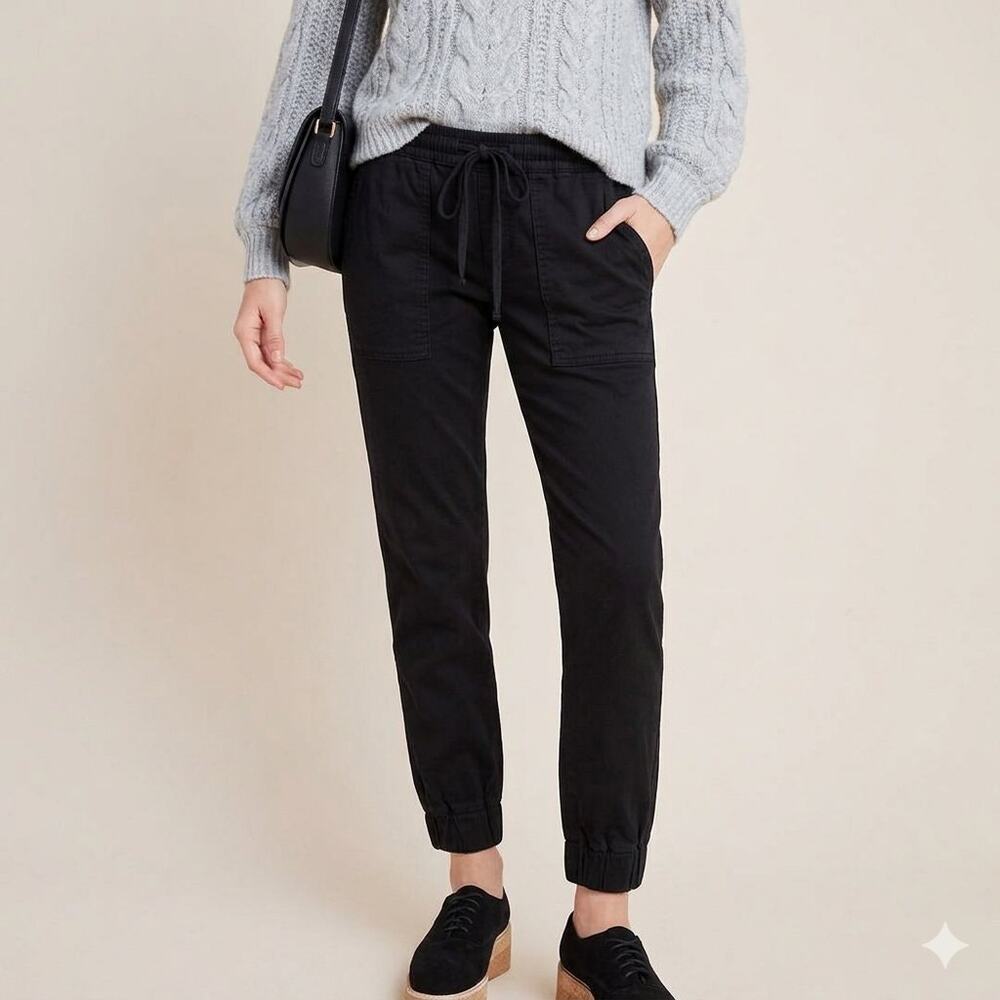 NWT Bella Dahl Pacey Jogger Pants, Black, Size L